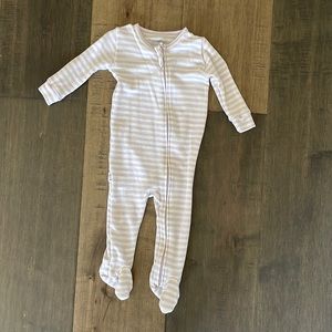 Woolino footie - lavender